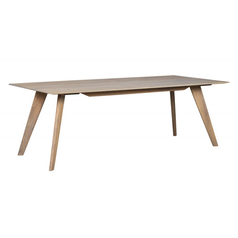 RO Frankl Extending Dining Table Grey